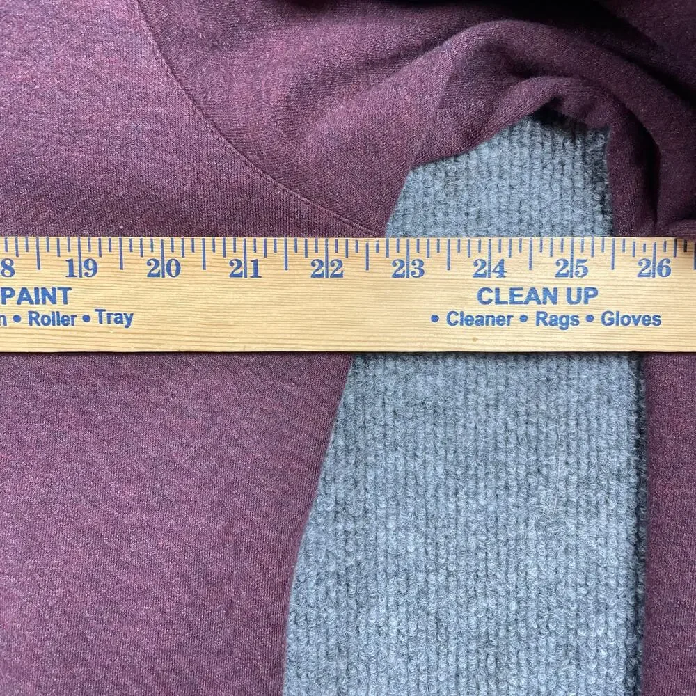 Mizzen + Main 1/4 Zip Rivington Pullover Sweater Men's Large Red Perfromance